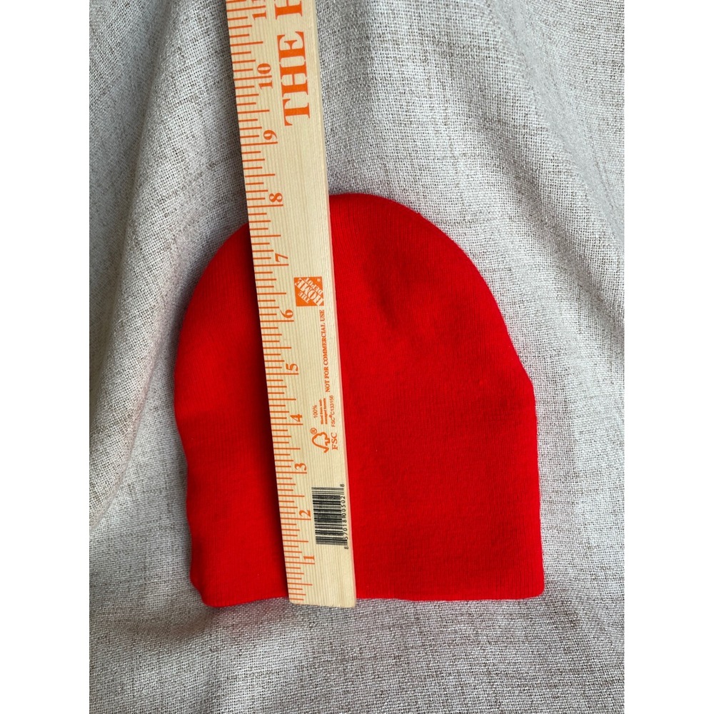 Dodge Ram Logo Knit Beanie Hat Red Black Embroidered Skull Cap Mens Womens OSFM - Picture 3 of 3